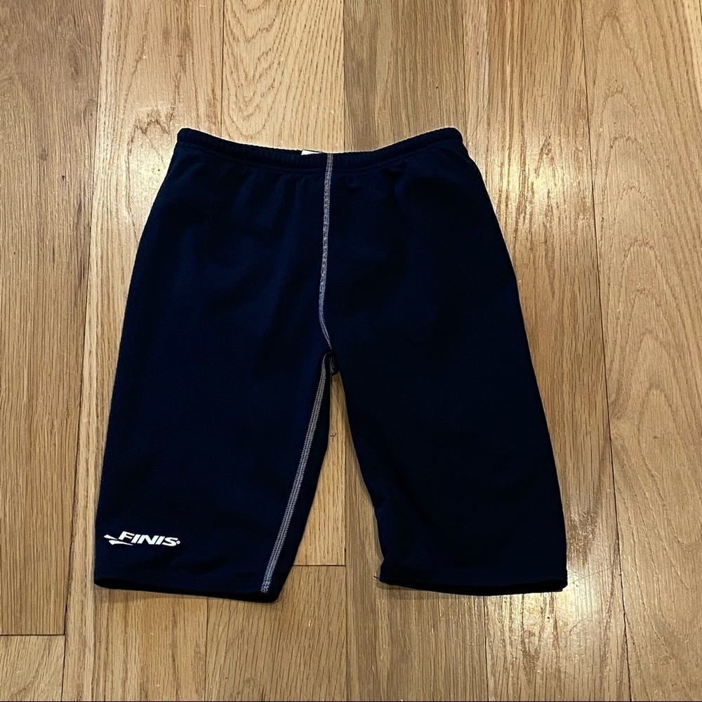 Finis black swimsuit shorts trunks